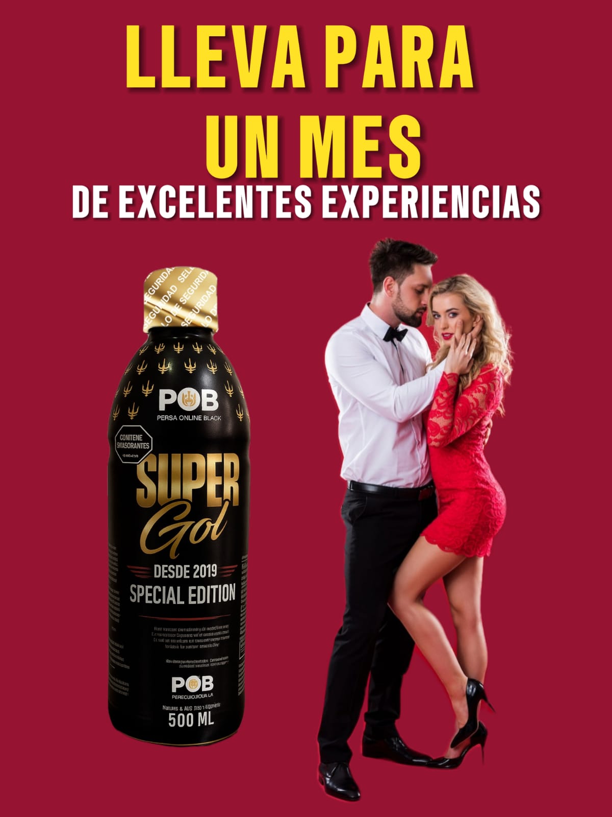 1 SUPER GOL DE 500ML PARA UN MES
