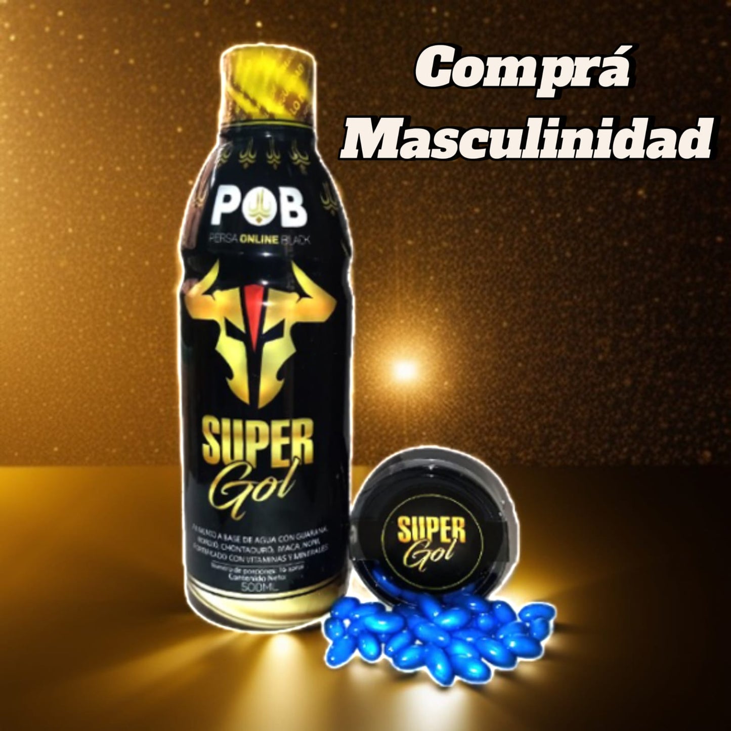 1 SUPER GOL DE 500ML PARA UN MES