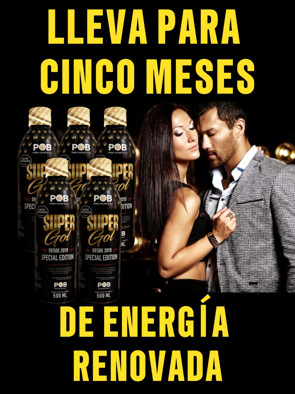 5 SUPER GOL DE 500ML PARA CINCO MESES